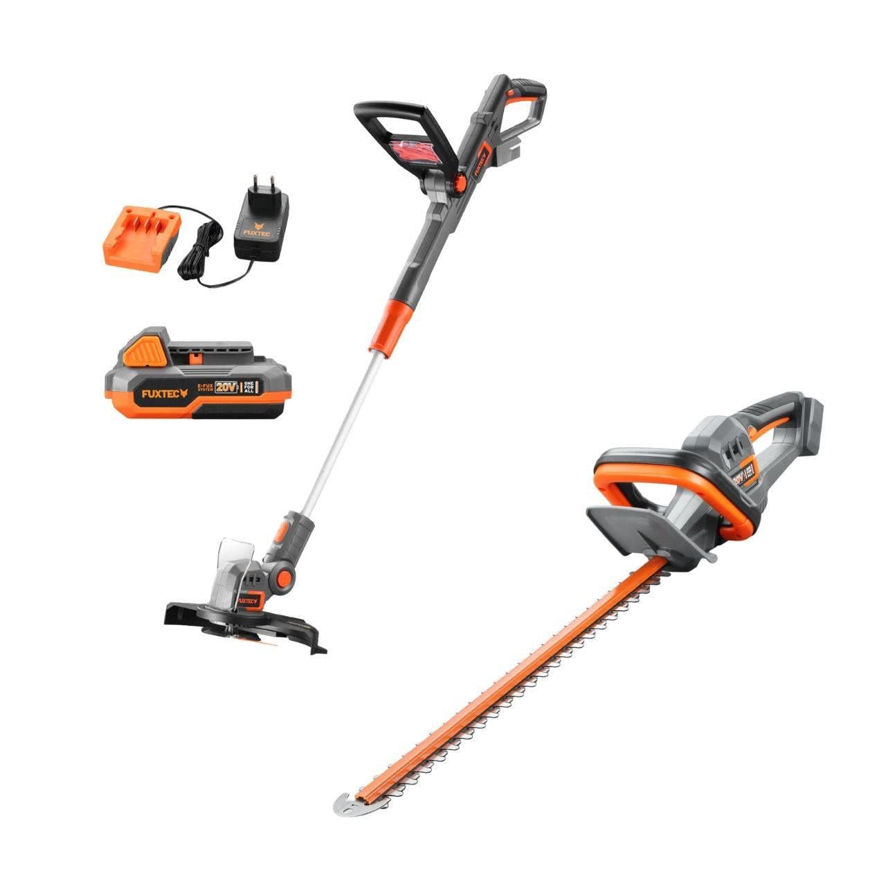 FUXTEC Akku-Motorsense FX-20VSET5 Rasentrimmer Heckenschere - Bild 2
