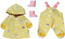 Baby Born Puppenkleidung Regen-Outfit 43cm Gelb Rosa Bild 2
