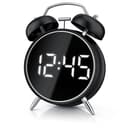 BEARWARE Wecker Digital Retro mit Lichtring und Lautem Alarm Bild 2