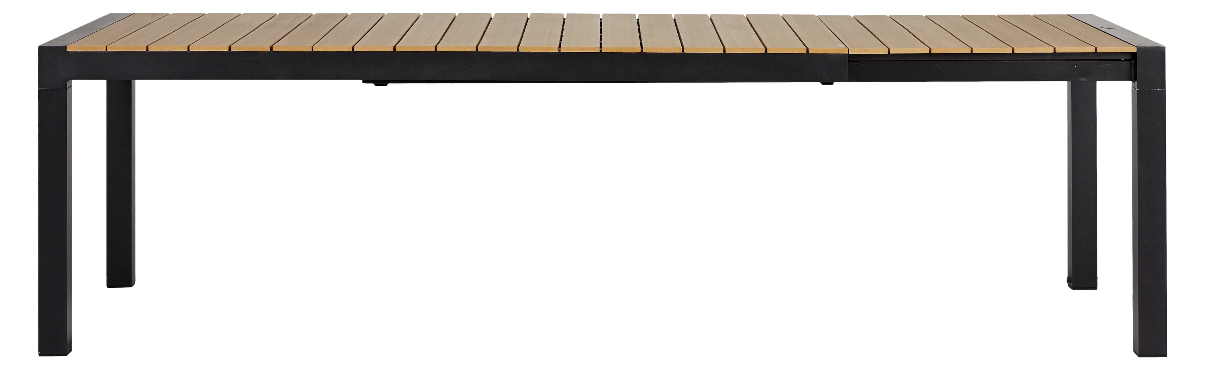 ebuy24 Gartentisch Joan Schwarz Ausziehbar Aluminium HDPE - Bild 2