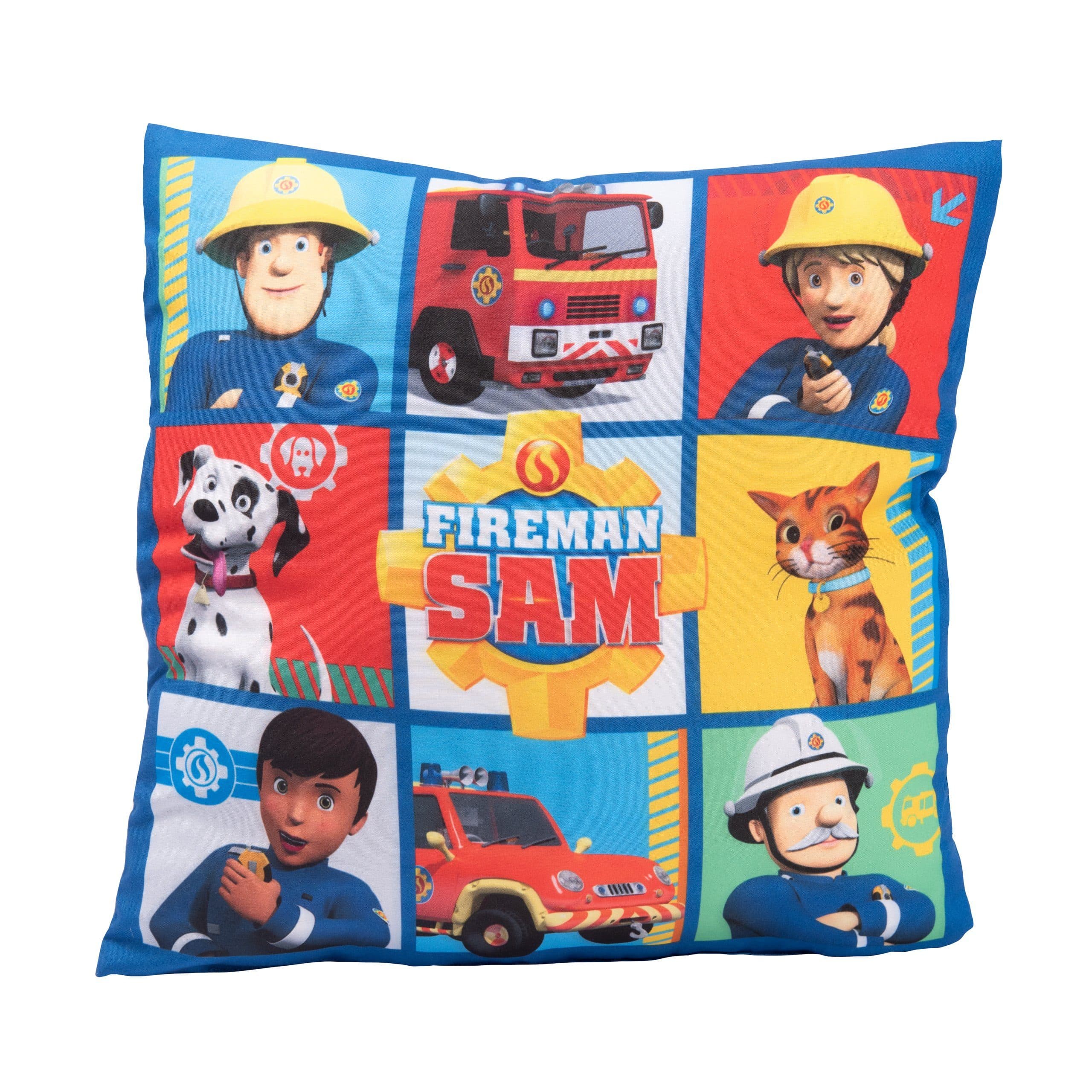 United Labels Dekokissen Feuerwehrmann Sam Polyester 30x30 cm - Bild 2