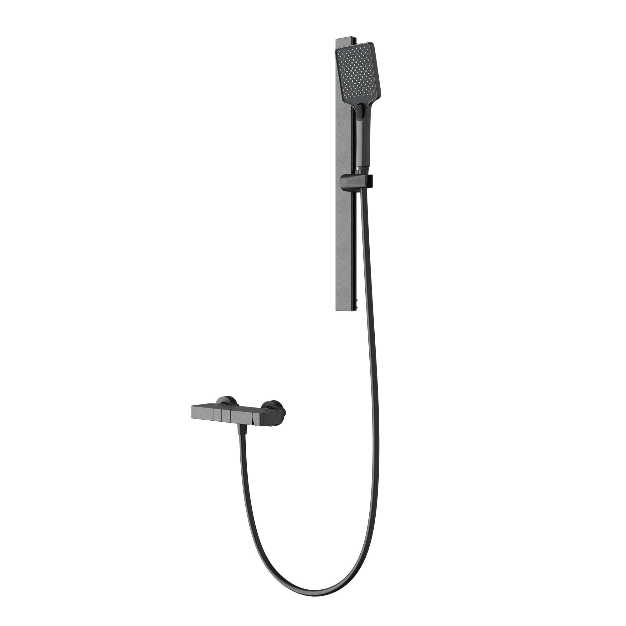 Mai & Mai Duschsystem Grau/Weiß Aluminium 3 Strahlarten - Bild 2