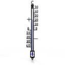 BEARWARE Analoges Thermometer aus Metall Schwarz Wetterfest Bild 2