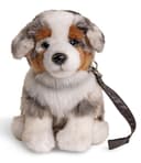 Uni-Toys Kuscheltier Australischer Schäferhund 22 cm mit Leine Bild 2