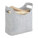relaxdays Kaminholztasche aus Filz Grau Bild 2