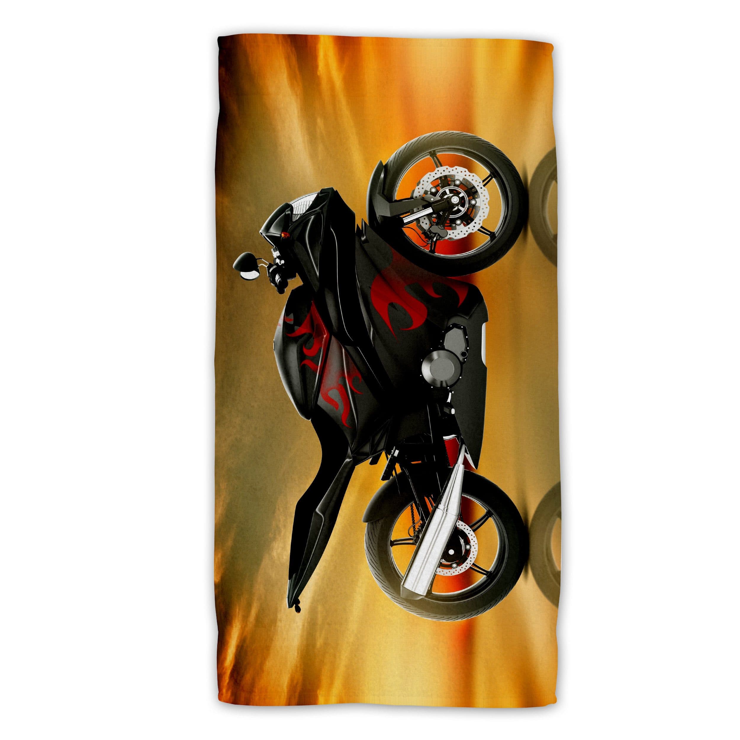 Jerry Fabrics Strandtuch Motorbike Baumwolle Frottee Badetuch mit Premium Druck - Bild 2
