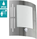 EGLO CITY Außen-Wandleuchte Edelstahl Weiß mit Bewegungsmelder IP44 Bild 2