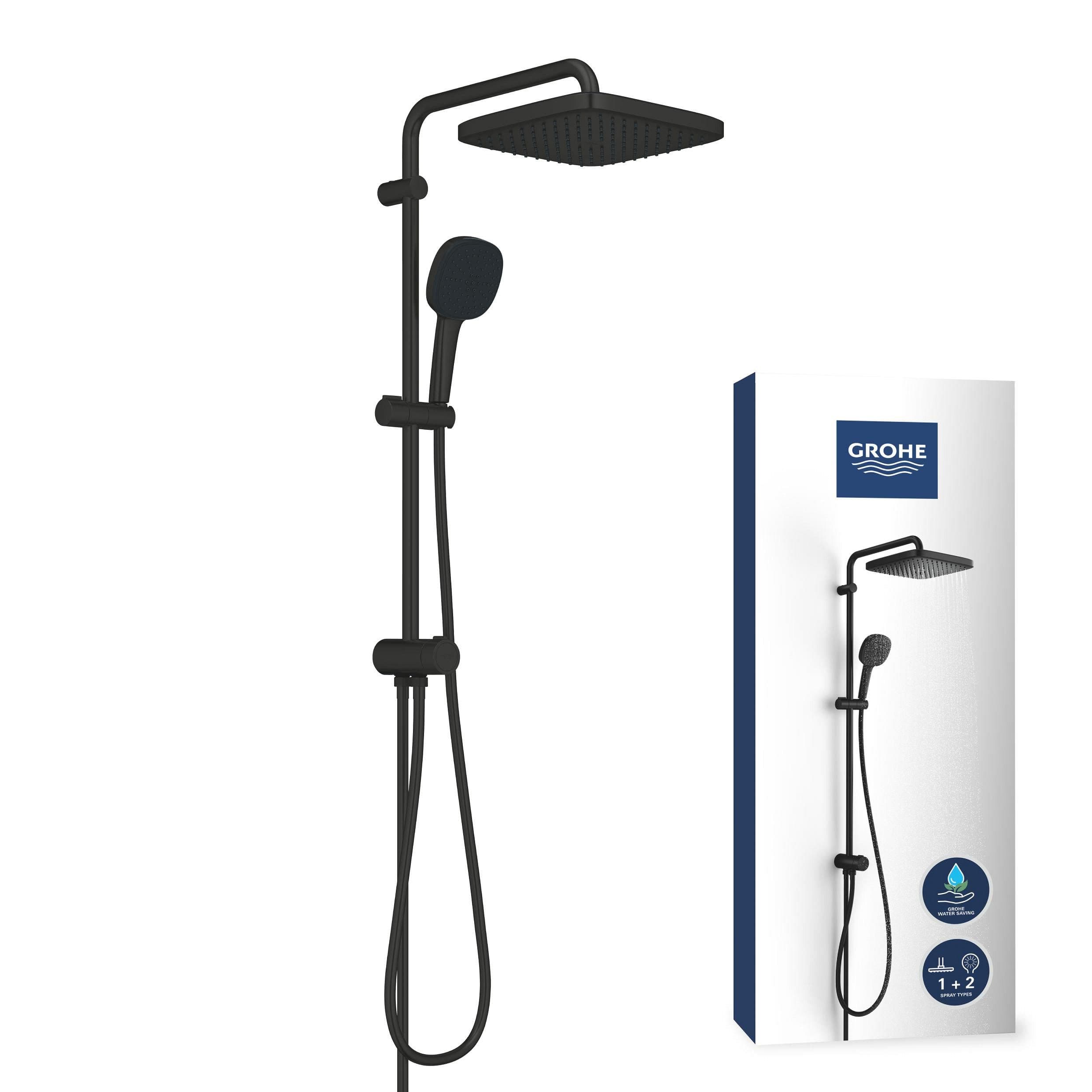 Grohe Duschsystem Vitalio Comfort 250 Flex Schwarz Matt - Bild 2