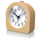BEARWARE Retro Wecker Analog Holz Braun mit Beleuchtung Bild 2