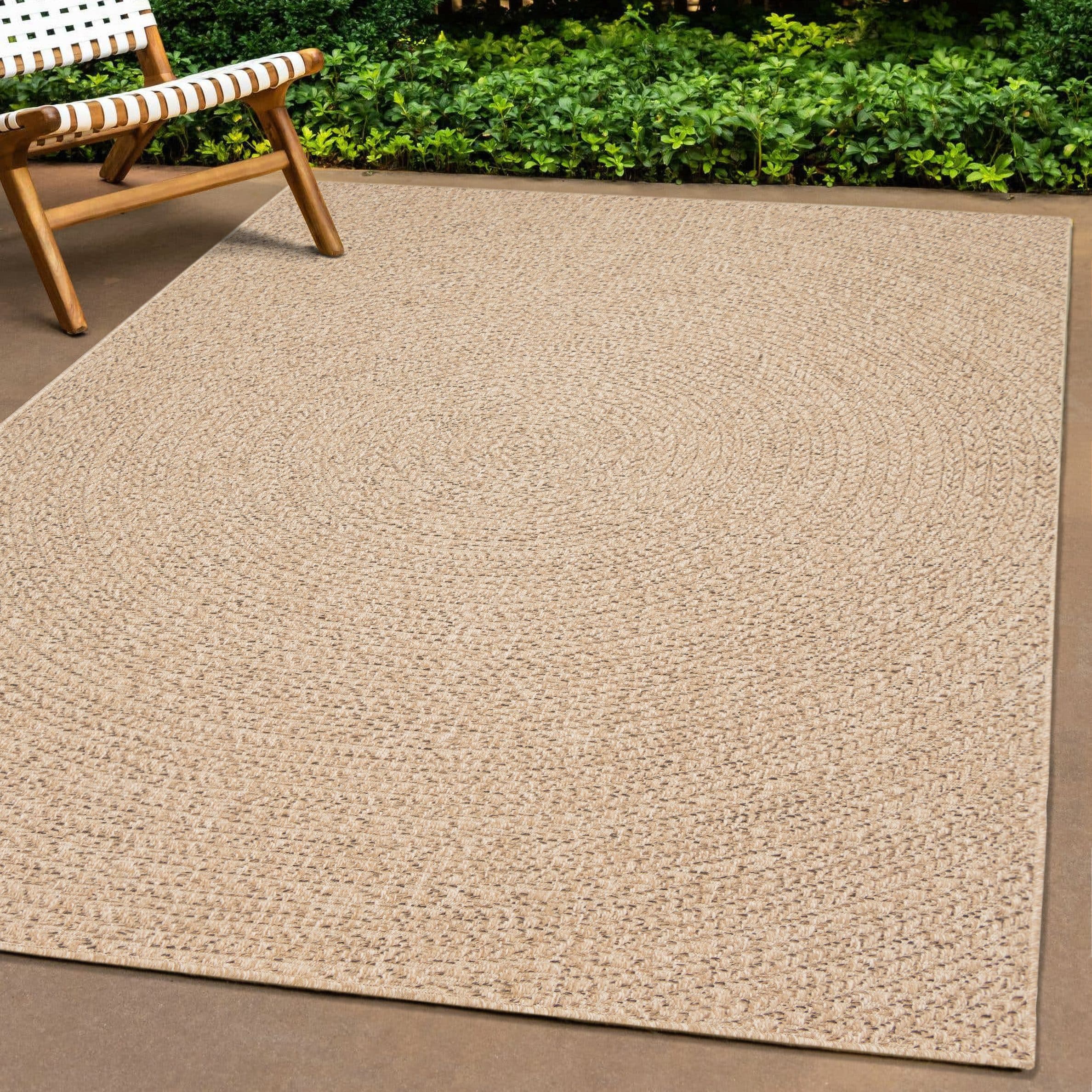 THE CARPET Kansas Teppich Jute-Look Beige Outdoor Indoor - Bild 2