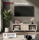 VASAGLE Lowboard Toolless-Technologie Beige/Weiß TV-Schrank bis 60 Zoll Bild 2