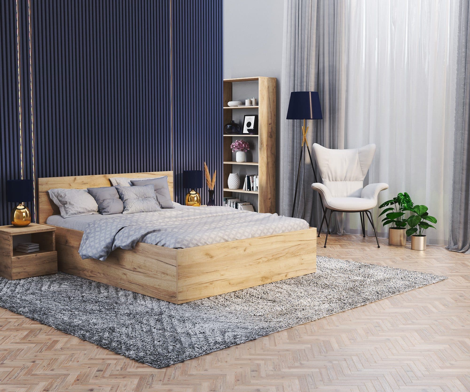 thematys Stauraumbett Doppelbett mit Stauraum - Bild 2