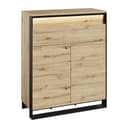 HAUSELEMENT Kommode QUANT QG-02 Sideboard mit LED-Beleuchtung Bild 2