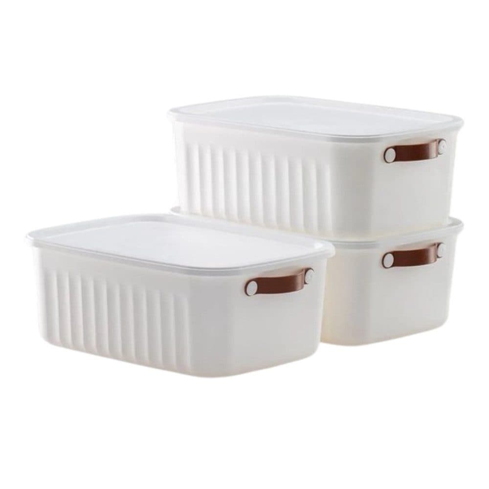 Luxury Bites Aufbewahrungsbox 3er Set BPA-frei Weiß