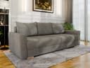 Homesy Schlafsofa ELMA mit Schlaffunktion und Bettkasten Beige Bild 2