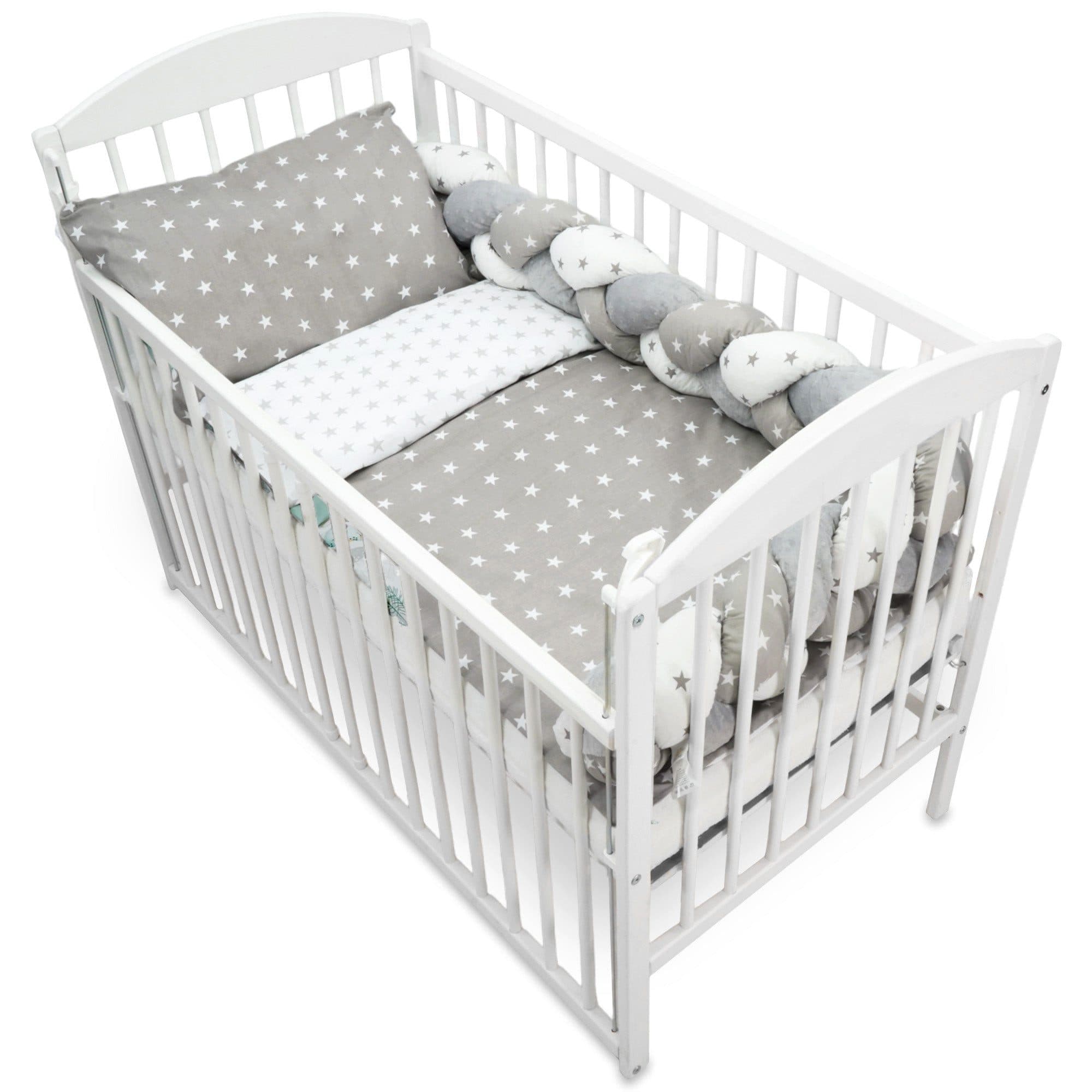 Totsy Baby Babybettwäsche Set Weiß/Bunt Bettdecke und Kissen - Bild 2