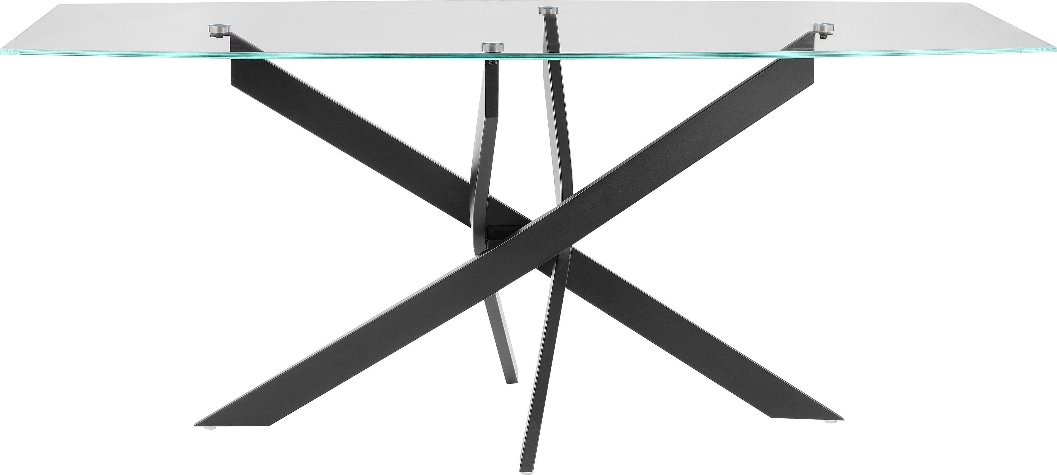 OTTO home Esstisch Kairi Glastischplatte Metallgestell - Bild 2