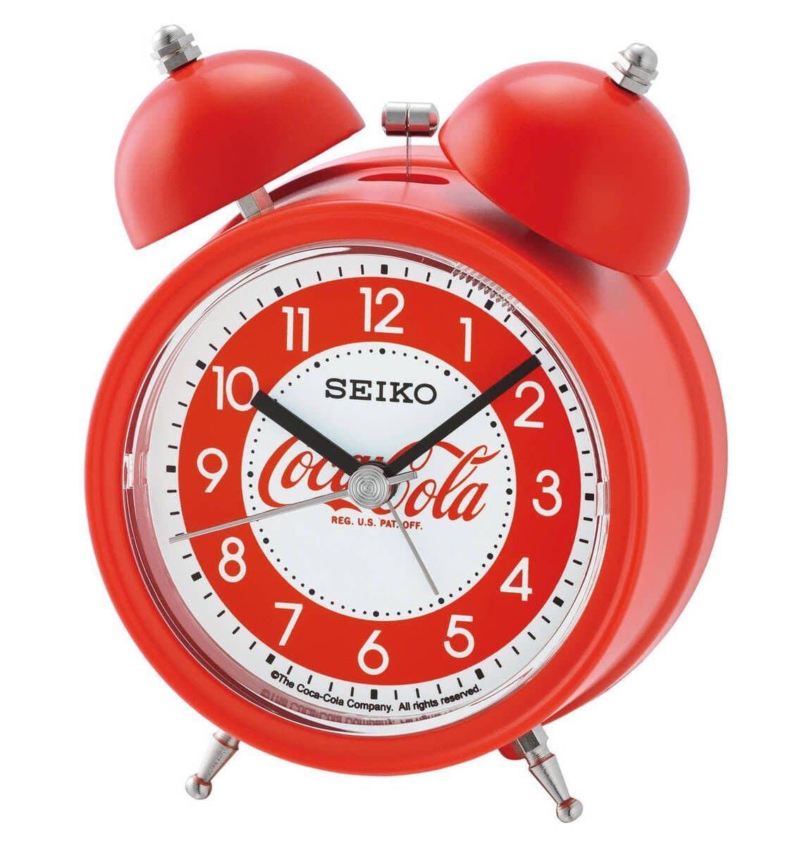 Seiko Quarzwecker Coca-Cola Edition Rot Kunststoff Analog