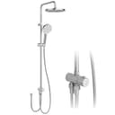 GarveeMore Brausegarnitur Duschsystem Regendusche, Duschset inkl. Einstellbare Einbauhöhe-D25cm Bild 2
