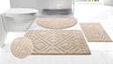 OTTO home Badematte Louvres Beige Polyester Boho-Style Bild 2