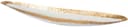 Creativ Deco Dekoschale AGNES Weiß Gold Metall Bild 2