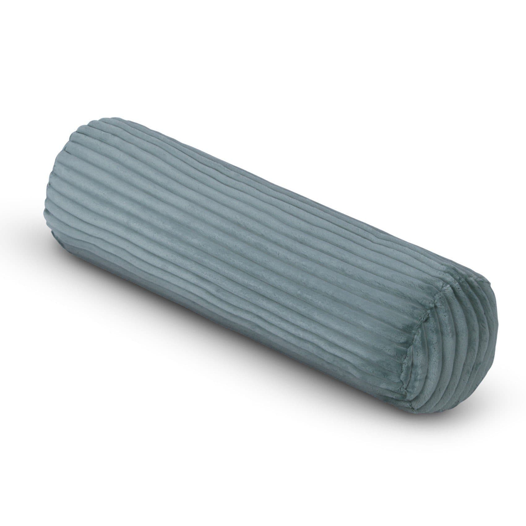 Bestlivings Dekokissen Kissenrolle XXL Cord Optik Grau/Grün - Bild 2