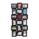 relaxdays Staffelbilderrahmen 18 Bilder Schwarz Wandcollage Bild 2