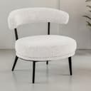 IDIMEX Loungesessel MANAO Beige Metallgestell Stoffbezug Bild 2