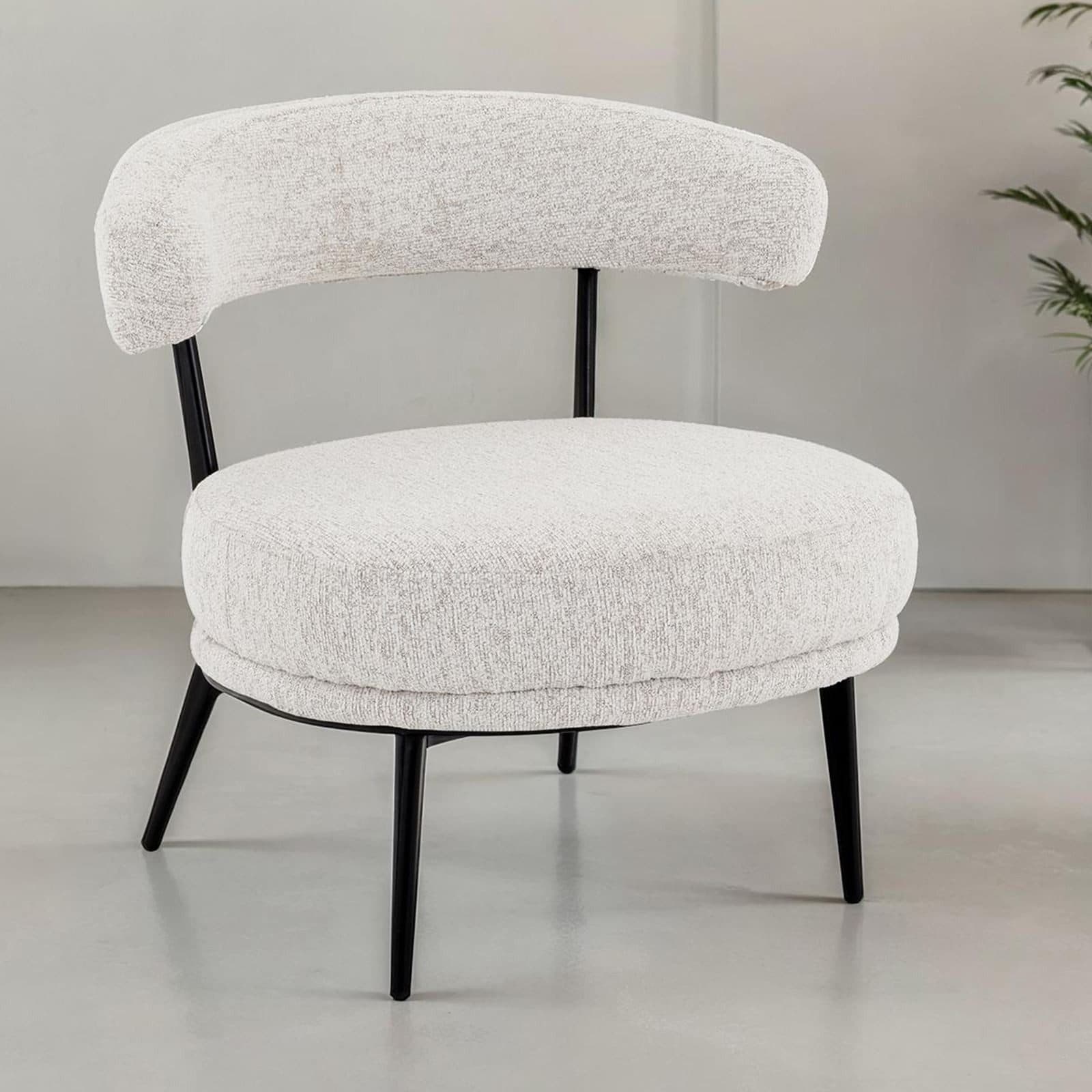 IDIMEX Loungesessel MANAO Beige Metallgestell Stoffbezug - Bild 2