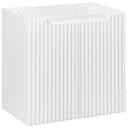 Lomadox Waschtischunterschrank NEWPORT-56-WHITE 60cm Weiß Gerillt Bild 2
