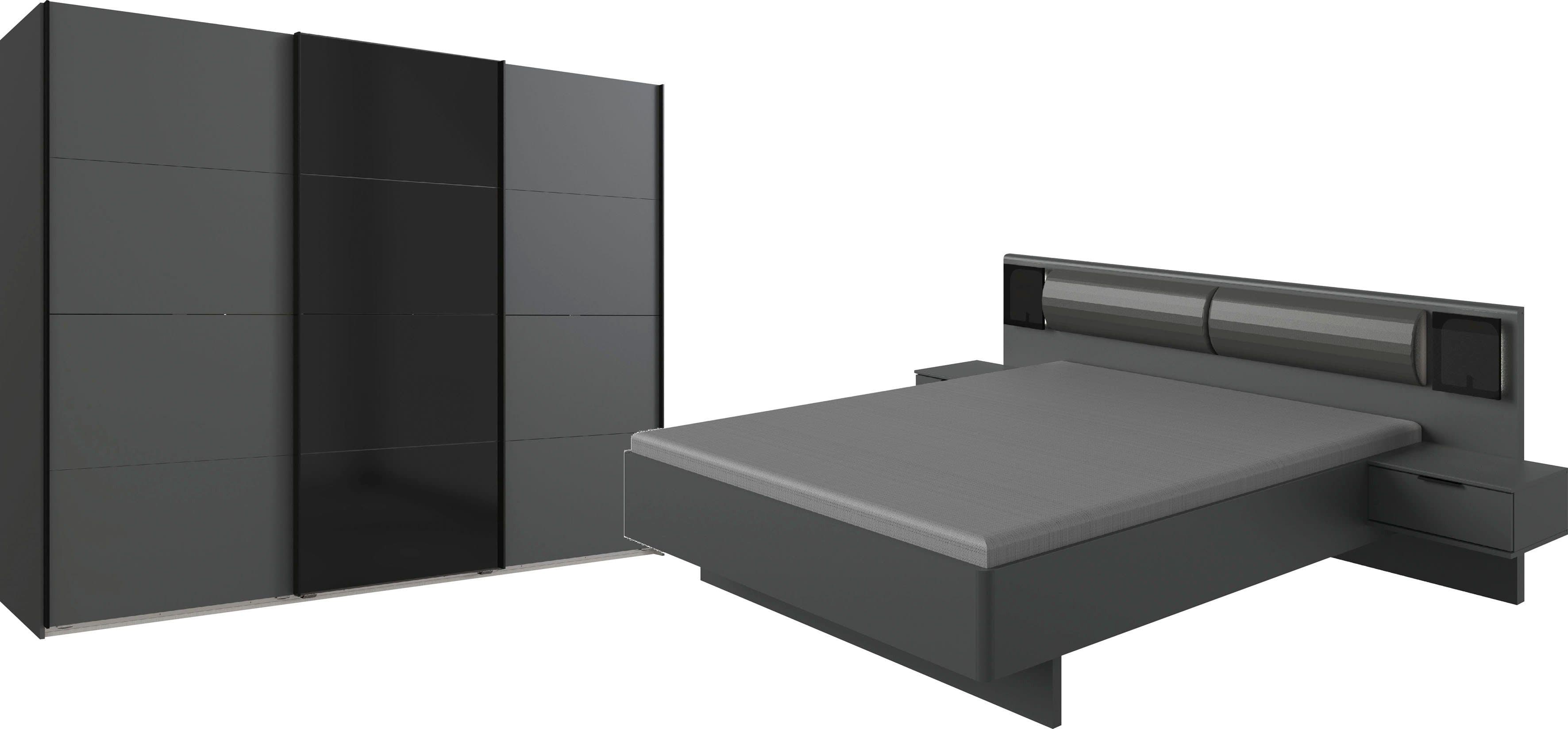 Schlafzimmer-Set WIMEX Barcelona 4-tlg. Grau - Bild 2