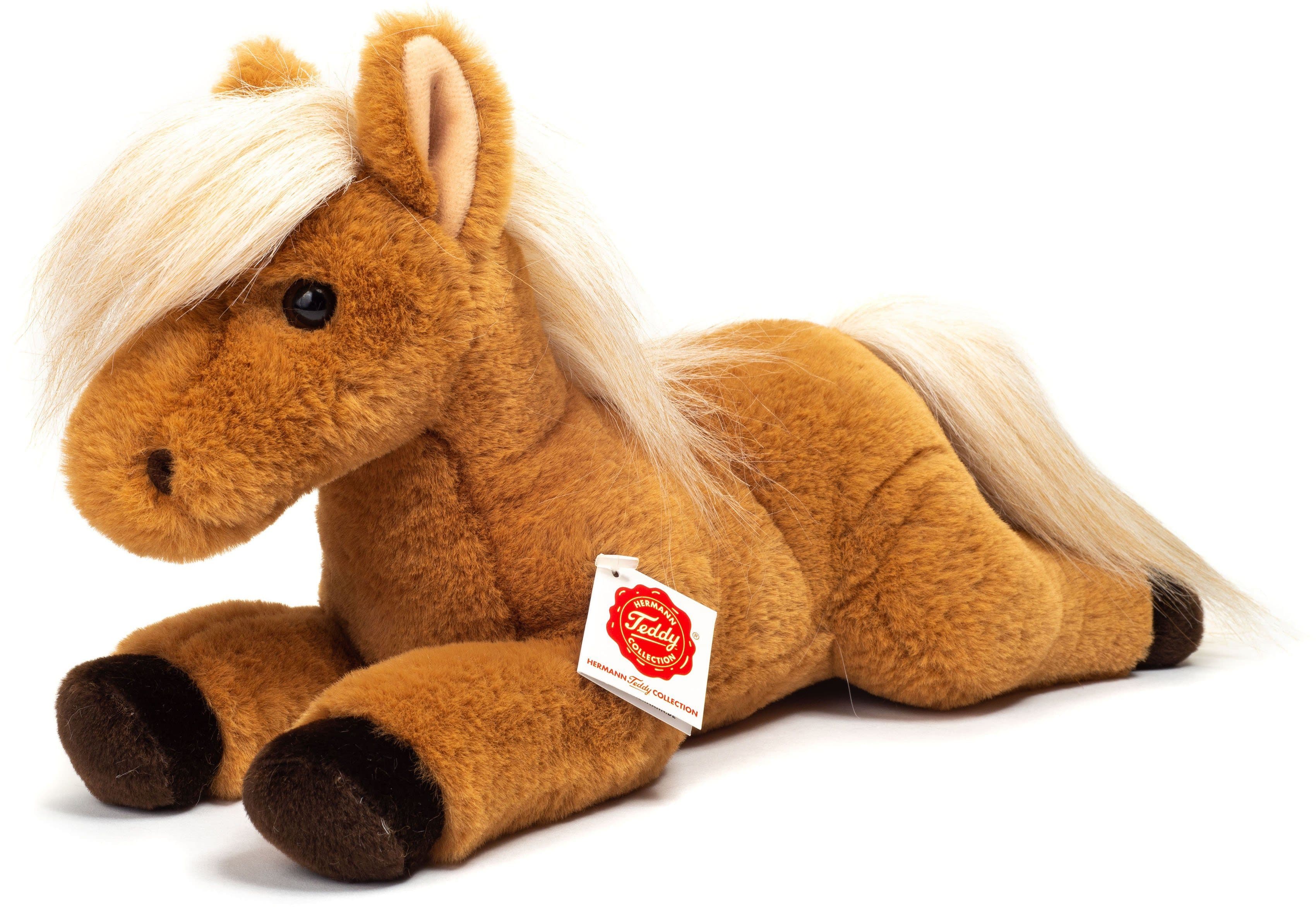 Teddy Hermann® Kuscheltier Pferd liegend 34 cm Braun - Bild 2