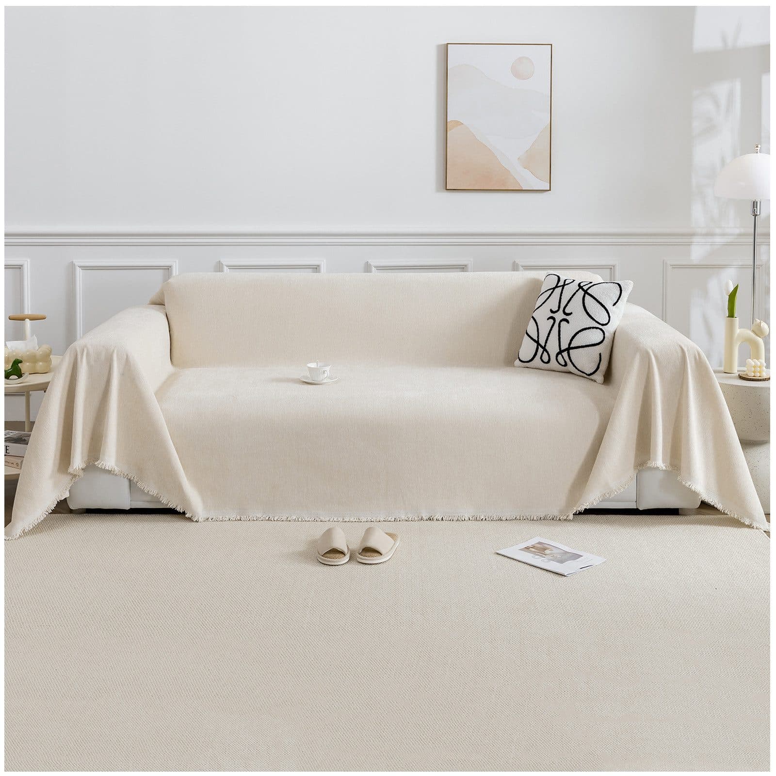 Qelus Chenille Sofaüberwurf Schont Ihr Sofa - Bild 2