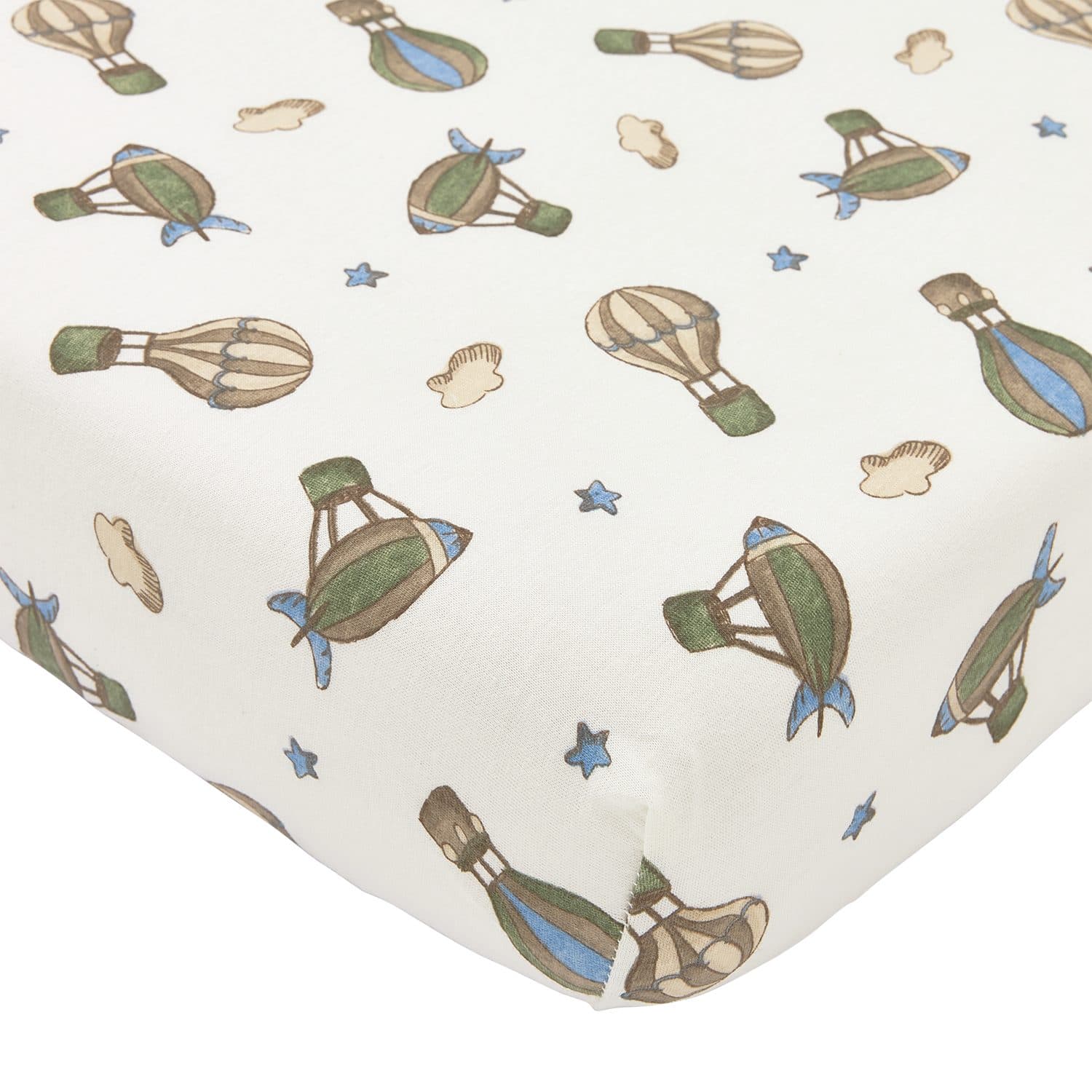 Meyco Baby Spannbettlaken Jersey Air Balloons Multicolour 40x80/90cm - Bild 2