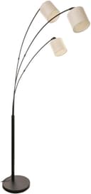 OTTO HOME Stehlampe Avveline Schwarz Beige 3-flammig Textil Bild 2