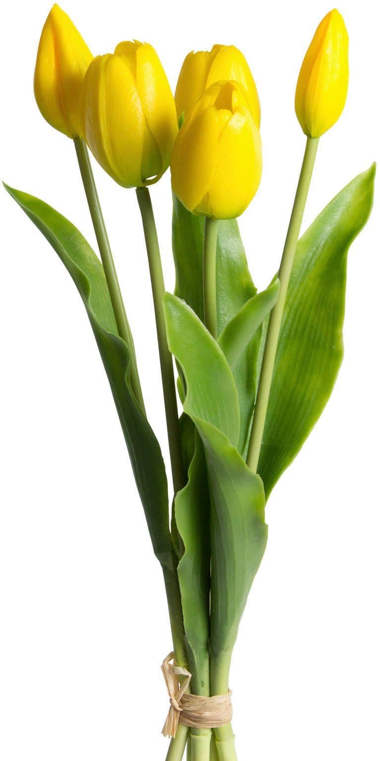 OTTO HOME Kunstblume Tulpenbündel Holland Real Touch Gelb - Bild 2