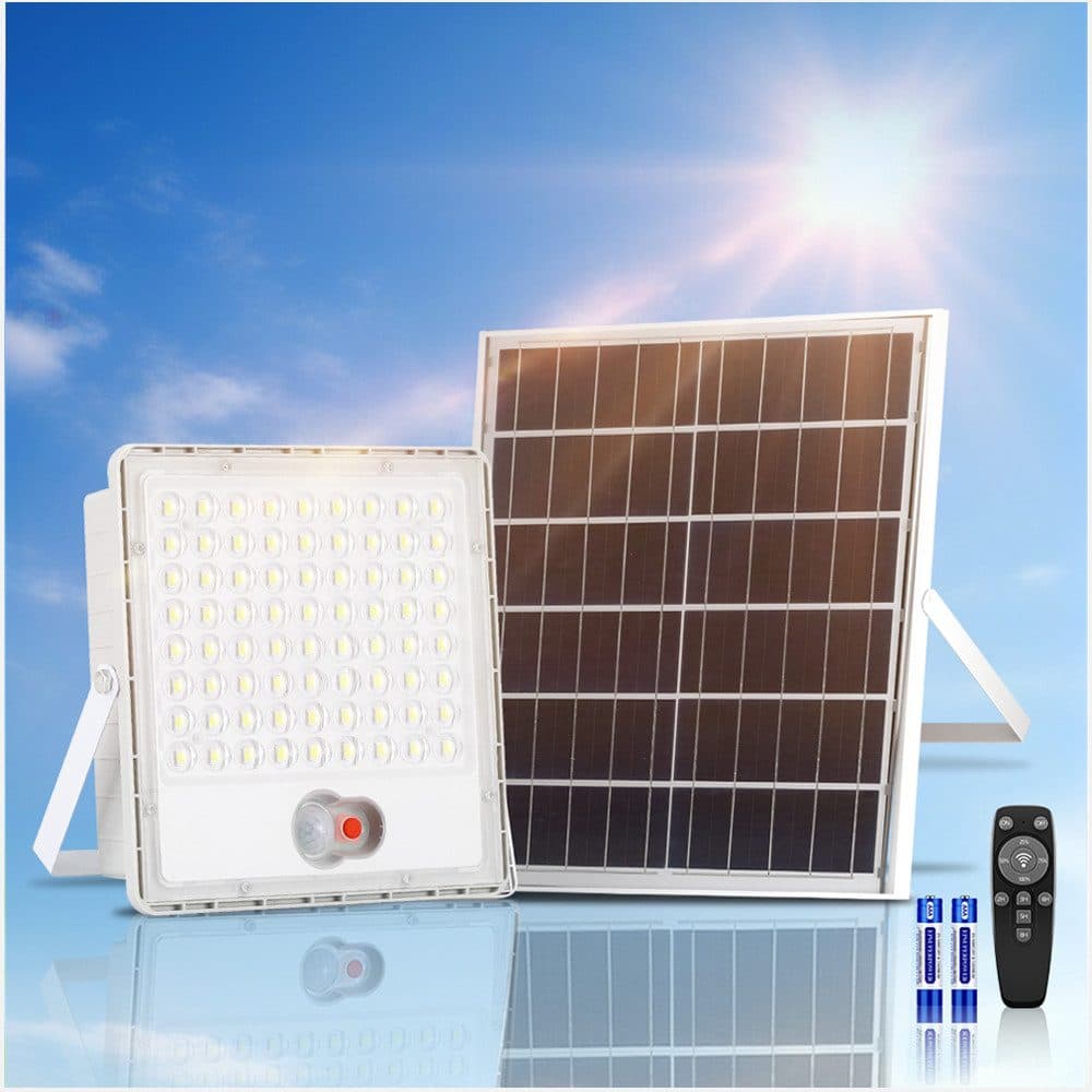 Rhein Beleuchtung LED Solarleuchte 1000W mit Bewegungsmelder & Fernbedienung - Bild 2