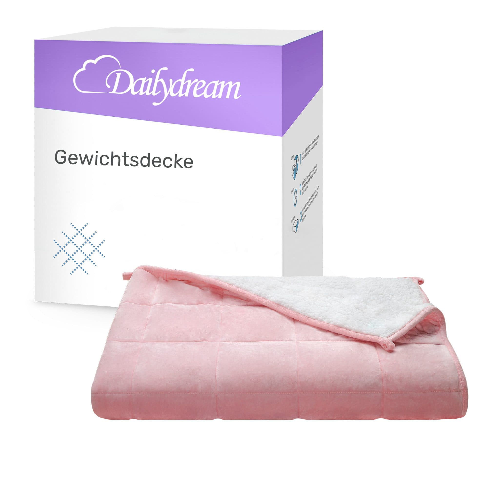 Dailydream Gewichtsdecke Rosa Ungiftige Glasperlen Für Ruhigen Schlaf - Bild 2