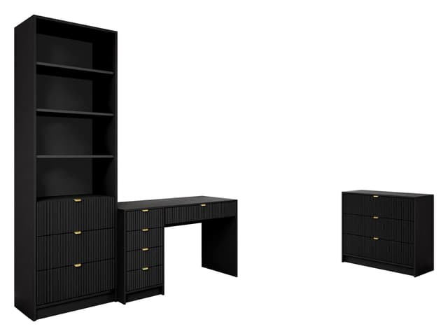 MIRJAN24 Wohnzimmer-Set Tireno V 3er-Set Kommode