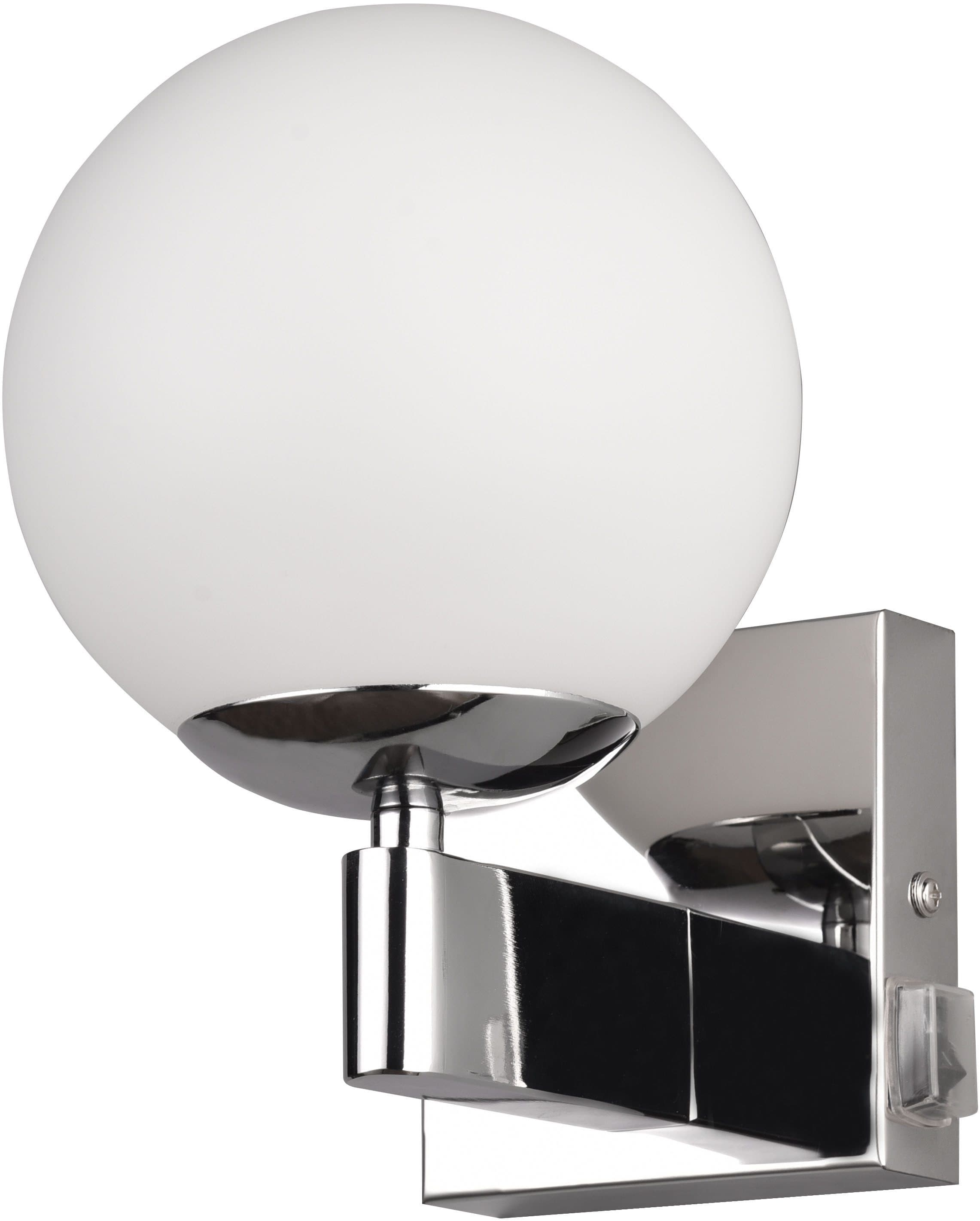 TRIO LEUCHTEN Wandleuchte KULA Badlampe IP44 Chrom Glas - Bild 2