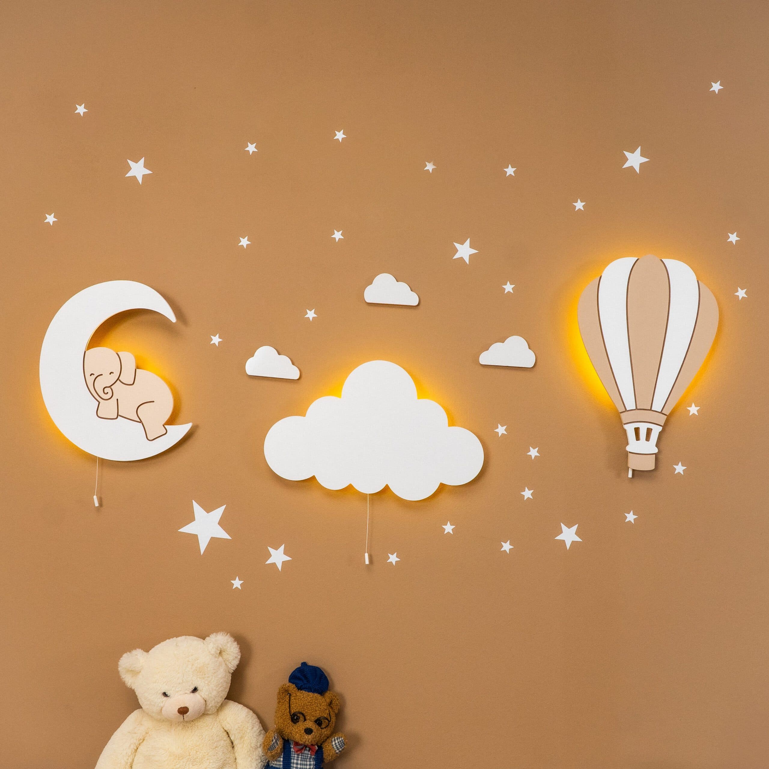 COZYCOLLECTIONS LED Wandleuchte Elefant auf Mond - Bild 2