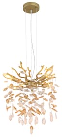 Kronleuchter QUEENA Goldfarben Matt GLOBO Lighting Bild 2