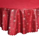 Brilliant Tischdecke Weihnachten Lurex Rot Bild 2