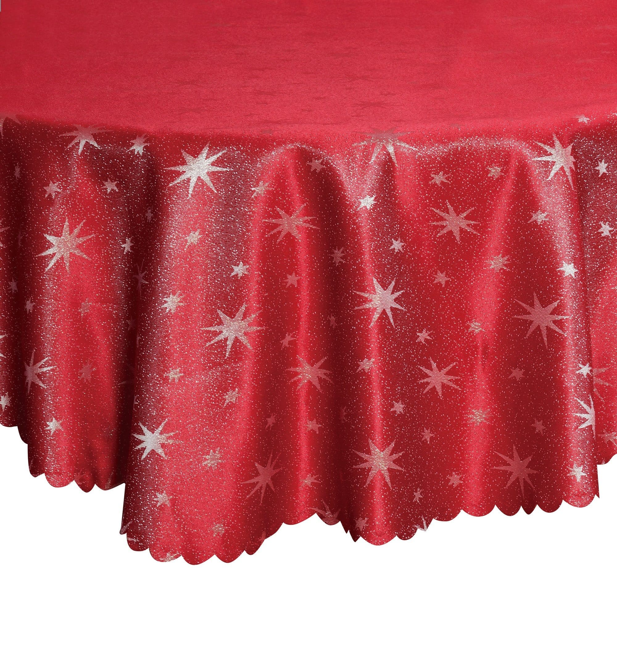 Brilliant Tischdecke Weihnachten Lurex Rot - Bild 2