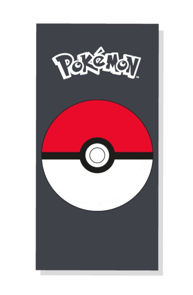 POKÉMON Badetuch Pokéball Design 100% Baumwolle