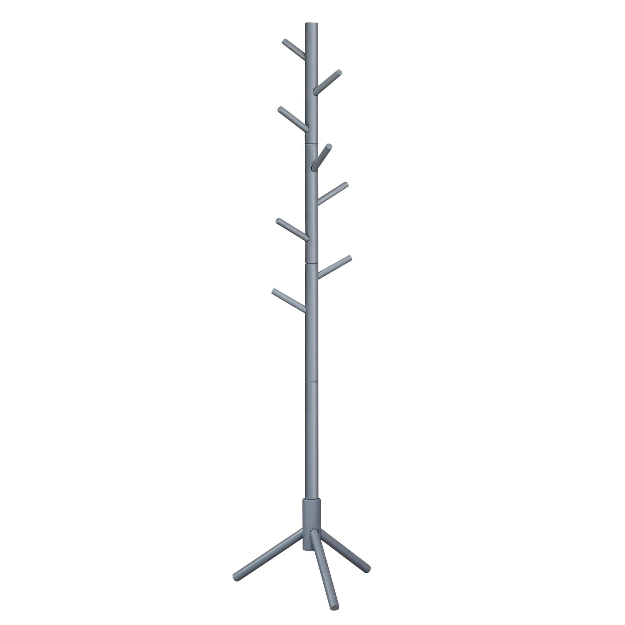 VASAGLE Garderobenständer Kleiderständer Massivholz 3 Höhen 47x47x175cm - Bild 2