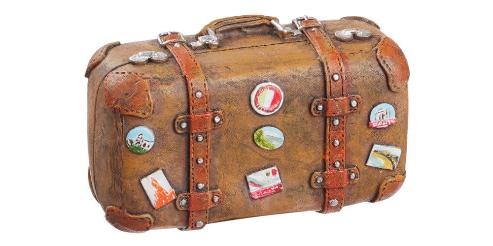 HobbyFun Dekofigur Koffer Reif für die Insel