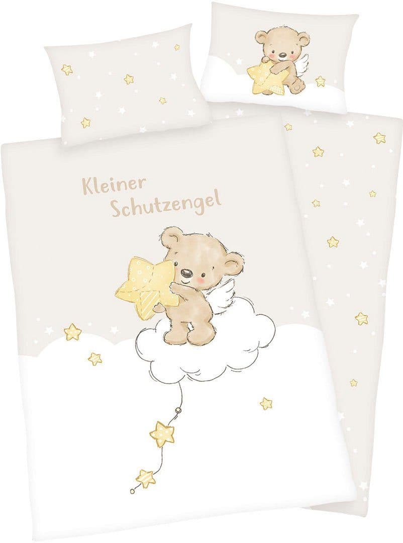 BABY BEST Babybettwäsche Kleiner Schutzengel Bunt Flanell - Bild 2