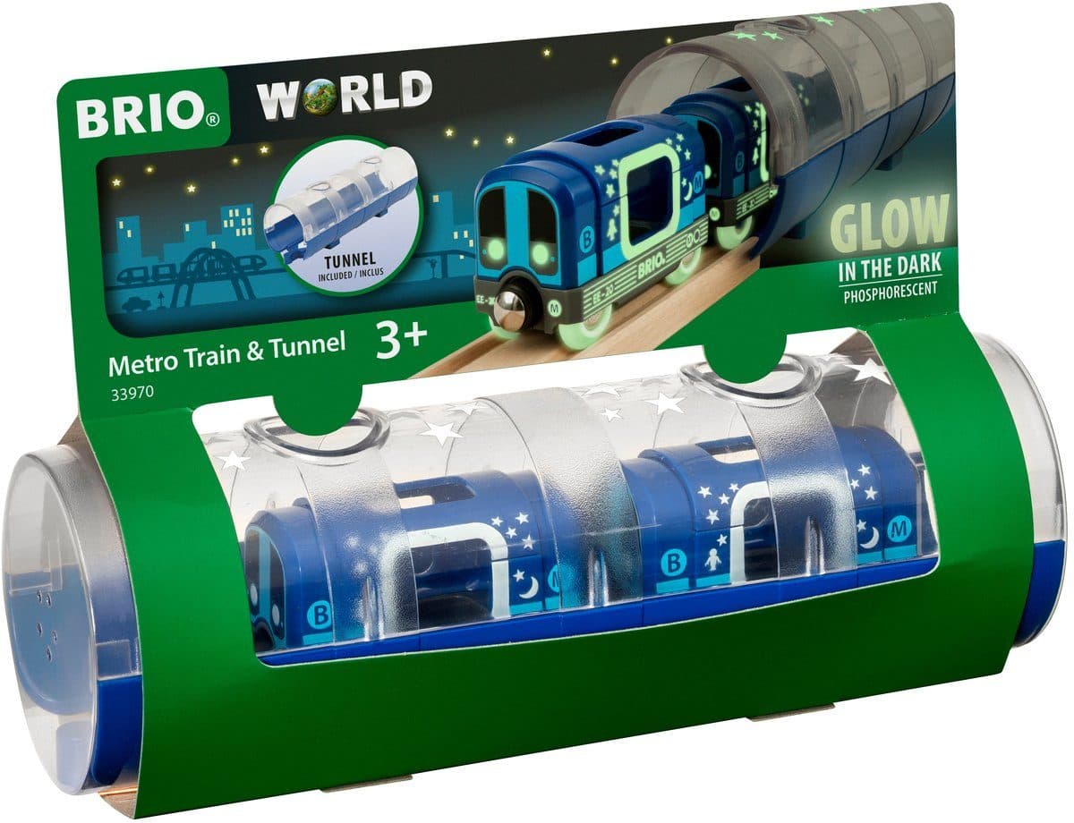 BRIO® Spielzeug-Zug BRIO® WORLD Tunnelbox U-Bahn leuchtet im Dunkeln - Bild 2