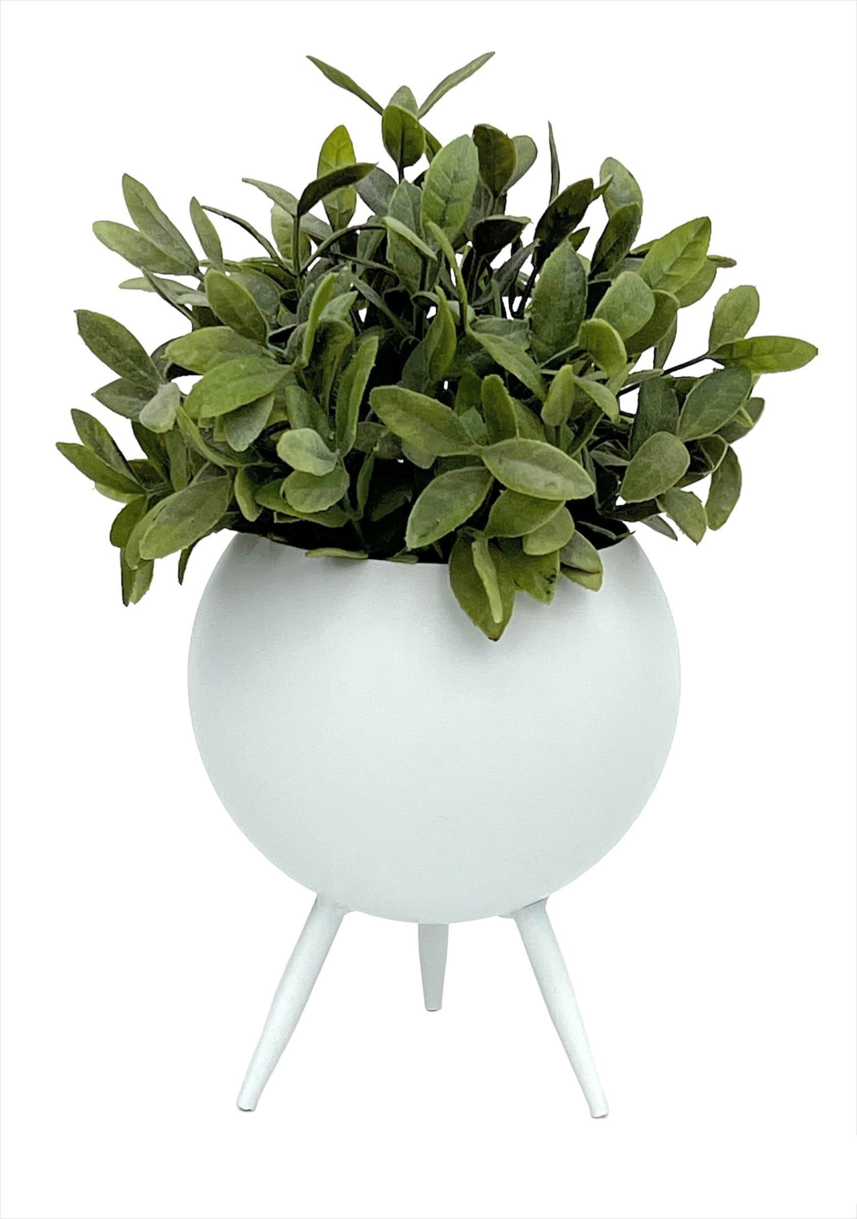 DanDiBo Blumenhocker Metall Weiß - Bild 2
